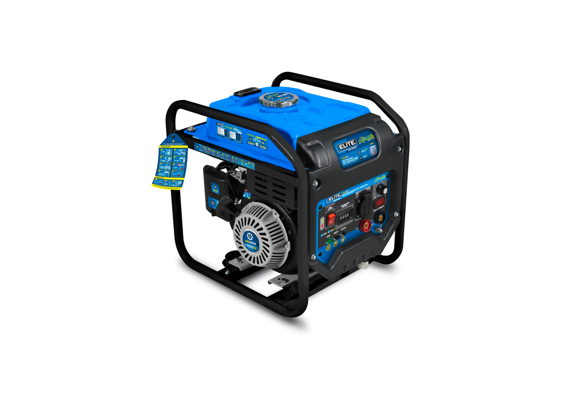 Motosoldador Inverter ELITE 150A de Potencia y Generador Integrado 1300W a Gasolina con Encendido Manual